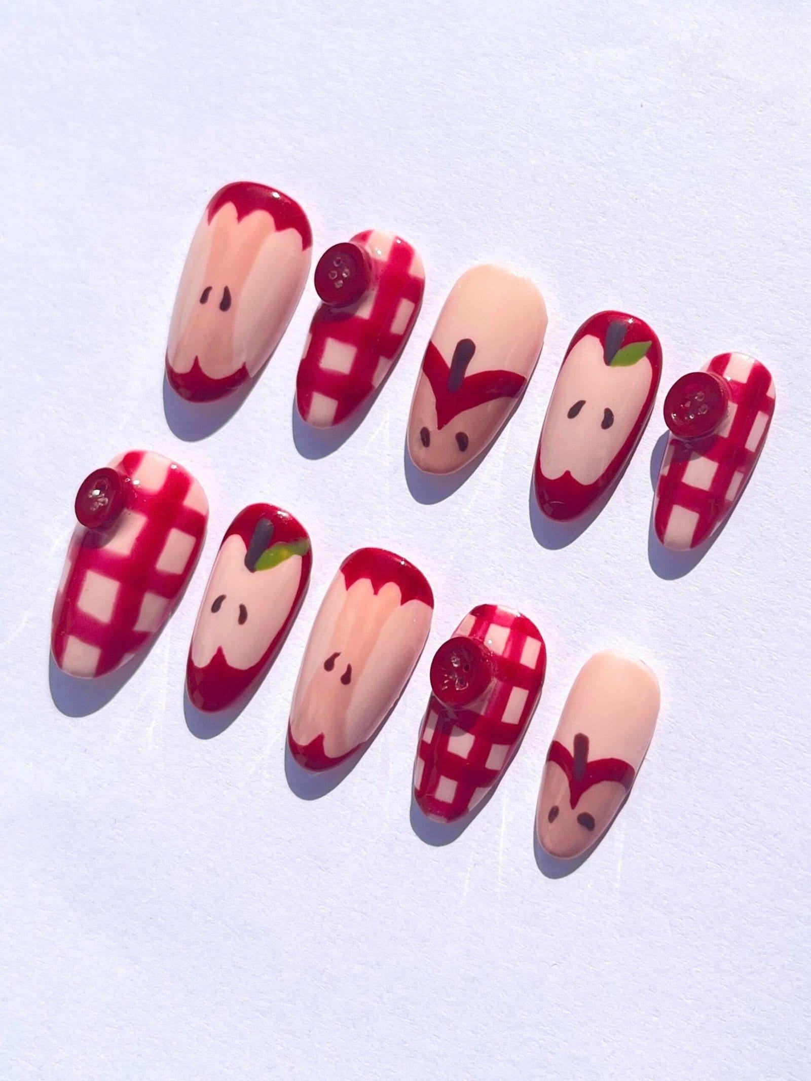 Press-on nails Sweet Apple - vue 2