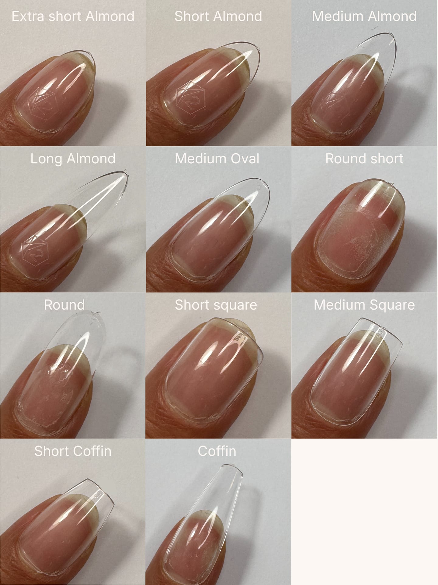 extra short almond